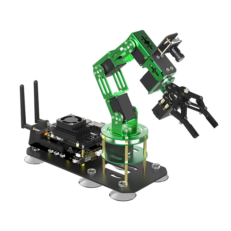 6DOF AI Visual Robotic Arm ROS Robot Kit Artificial Intelligence Robot with 15KG 6KG Servo for Jetson NANO 4GB CE ROHS